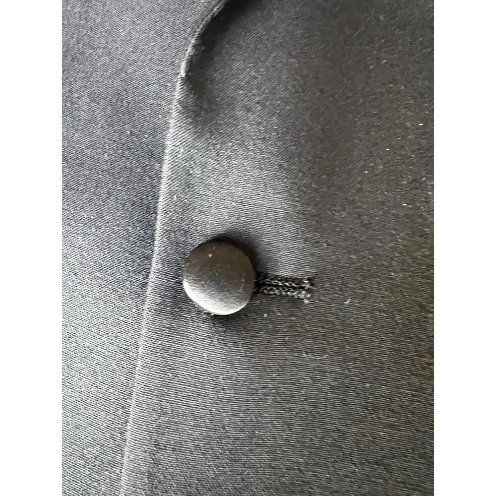 Vintage Christian Dior Monsieur Blazer Men 42R Black Wool Button Jacket USA Made
